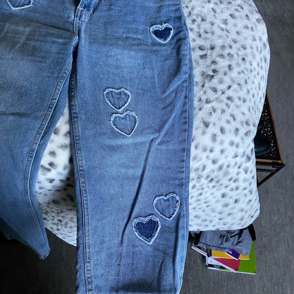 Patterned Mom Jeans - Picture 2 of 3